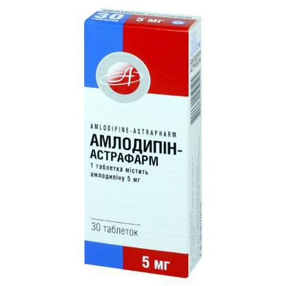Фото Амлодипин-Астрафарм таблетки 5 мг №30